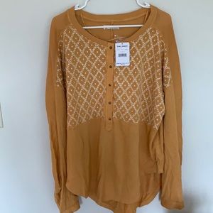 NWT Free People Henley Top Sz Small